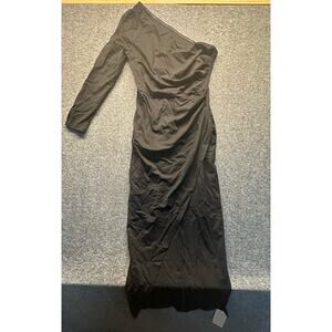 Sarin Mathews One Shoulder Long Sleeve Cocktail Dress Size M NWT